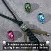 4Pcs 4 Colors Brass European Beads KK-OC0001-49-4