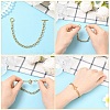 5Pcs 304 Stainless Steel Chain Bracelets BJEW-YW00017-01-5