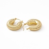 Brass Donut Thick Hoop Earrings for Women EJEW-I270-08G-2
