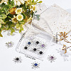 20Pcs Natural Gemstone Pendants FIND-SC0003-99-6