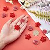 12Pcs 2 Style Resin Beads for Valentine's Day RESI-FH0001-26-2