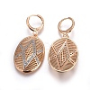 Brass Micro Pave Cubic Zirconia Jewelry Sets SJEW-F189-06KCG-4