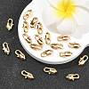 SHEGRACE Brass Lobster Claw Clasps XGR0007G-08G-3