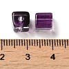 Two Tone Transparent Glass Beads GLAA-NH0001-03E-3
