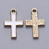 Alloy Enamel Pendants X-ENAM-S121-122C-1