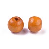 Dyed Natural Wood Beads X-WOOD-Q006-8mm-09-LF-2