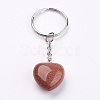 Synthetic Goldstone Keychain KEYC-F019-02F-2