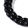 Natural Black Onyx(Dyed & Heated) Beads Strands G-NH0011-I05-01-4
