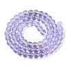 Transparent Glass Beads Strands X-GLAA-T032-T6mm-01-3