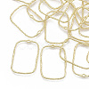 Alloy Open Back Bezel Pendants PALLOY-S121-81B-1