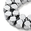Electroplated Synthetic Non-magnetic Hematite Beads Strands G-Z032-G02-08P-3