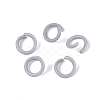 Spray Painted Iron Open Jump Rings IFIN-T017-04C-17-1