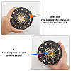 2Pcs 2 Colors Wood Incense Burners DJEW-CN0001-39A-5