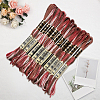 10 Skeins 6-Ply Polyester Embroidery Floss OCOR-CY0002-99D-7