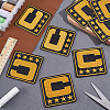 Computerized Embroidery Cloth Iron on/Sew on Patches LS-PATC-WH0006-91C-4