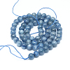 Natural Kyanite/Cyanite/Disthene Round Beads Strands G-N0150-05-6mm-2