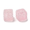Drusy Cube Resin Rhinestone Beads RESI-C038-02D-1