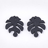 Painted Poplar Wood Pendants WOOD-T021-11D-2