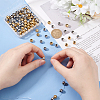 120Pcs 2 Colors 304 Stainless Steel Round Seamed Beads STAS-UN0060-65C-4