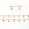 Handmade Brass Bar Scalloped Bar Chain CHC-S012-093-4