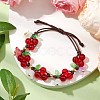 Adjustable Polyester Cord Braided Bracelets for Women BJEW-JB11337-1