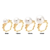 Brass Cuff Finger Ring Settings LS-KK-L219-15C-G-4