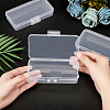 Polypropylene(PP) Storage Containers Box Case CON-WH0073-65-3