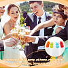 2 Sets 2 Style Silicone Wine Glass Charms AJEW-NB0005-70-6