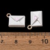 Alloy Enamel Pendants AL-CBAA1B9-04G-01-2