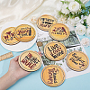 32Pcs Wooden Coaster DIY-GO0002-96-3