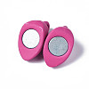 Spray Painted Alloy Magnetic Clasps X-PALLOY-T080-19A-NR-5