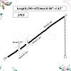 2Pcs Adjustable ABS Imitation Pearl Beaded Bag Straps DIY-AR0003-16A-2