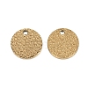 Ion Plating(IP) 304 Stainless Steel Charms STAS-I157-08C-G-1