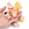 1Set Resin Pig Display Decoration AJEW-FS0001-25-3