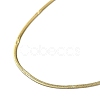 304 Stainless Steel Flat Snake Chain Necklaces for Women NJEW-D058-03G-2