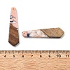 Resin and Walnut Pendants FIND-R051-06H-3