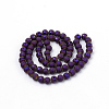 Electroplate Glass Bead Strands EGLA-S134-8mm-07-2