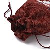 Christmas Theme Jute Cloth Storage Bags ABAG-F010-01B-06-4