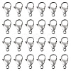 Yilisi 100Pcs 304 Stainless Steel Lobster Claw Clasps STAS-YS0001-27-1