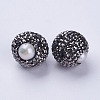 Brass Grade A Rhinestone Beads RB-G159-17-2