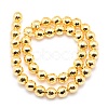 Electroplate Non-magnetic Synthetic Hematite Beads Strands G-L485-02A-G-3