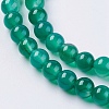 Natural Green Onyx Agate Beads Strands X-G-G583-6mm-11-3