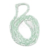 Frosted Crackle Glass Beads Strands GLAA-U001-4mm-M01-3
