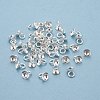 201 Stainless Steel Bead Cap Pendant Bails STAS-L244-27C-S-2