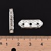Brass with Grade A Rhinestone Bridge Spacers RB-H236-S-4