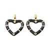Rack Plating Brass Micro Pave Colorful Cubic Zirconia Pendants KK-D073-07G-05-1