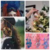 Ostrich Feather Tassel Big Pendant Decorations FIND-S302-08H-5