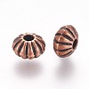 Tibetan Style Alloy Spacer Beads TIBE-MSMC021-R-3