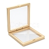 Square Transparent PE Thin Film Suspension Jewelry Display Box CON-D009-01C-01-3