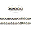 Ion Plating(IP) 304 Stainless Steel Textured Cable Chains STAS-B040-02MC-2
